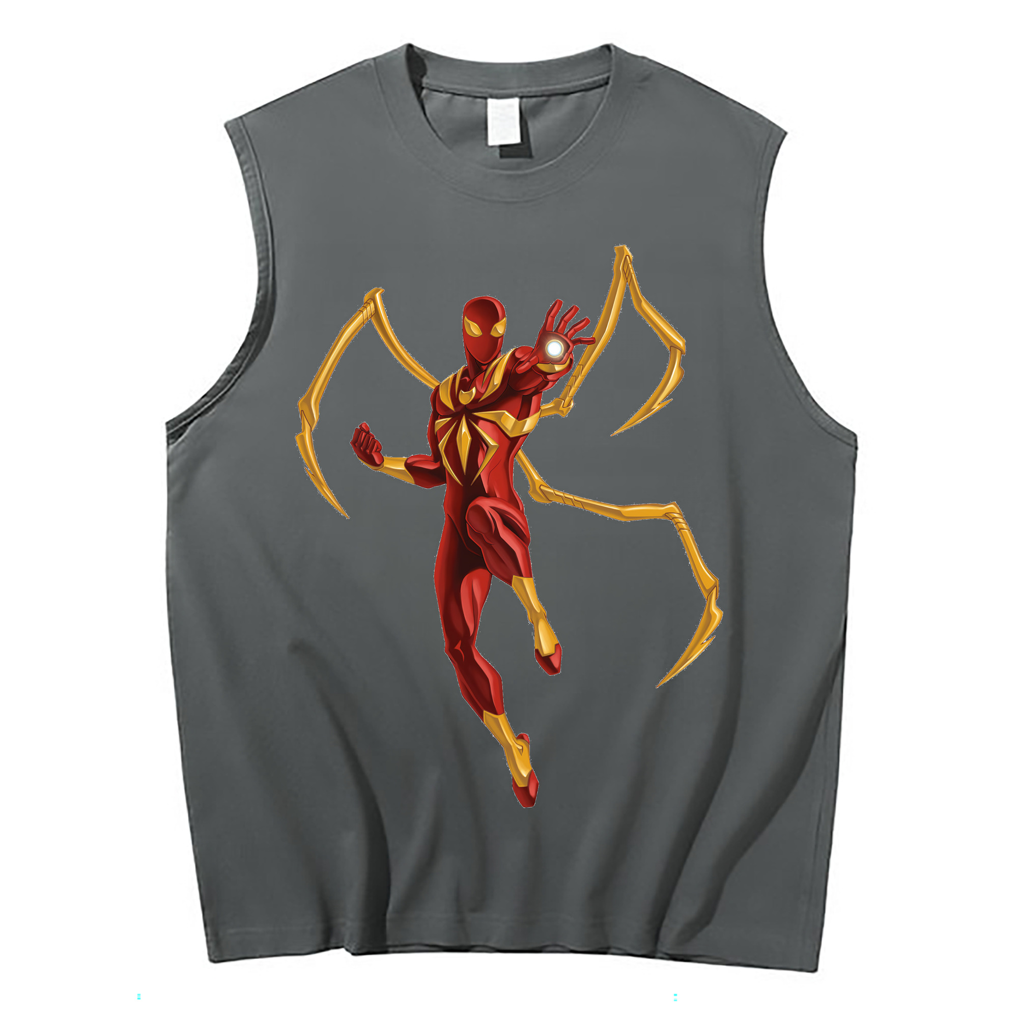 （画像用） Spider Man スパイダーマン コットン100％タンクトップ（フロントプリント）